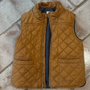 Crewcuts Brown Quilted Vest